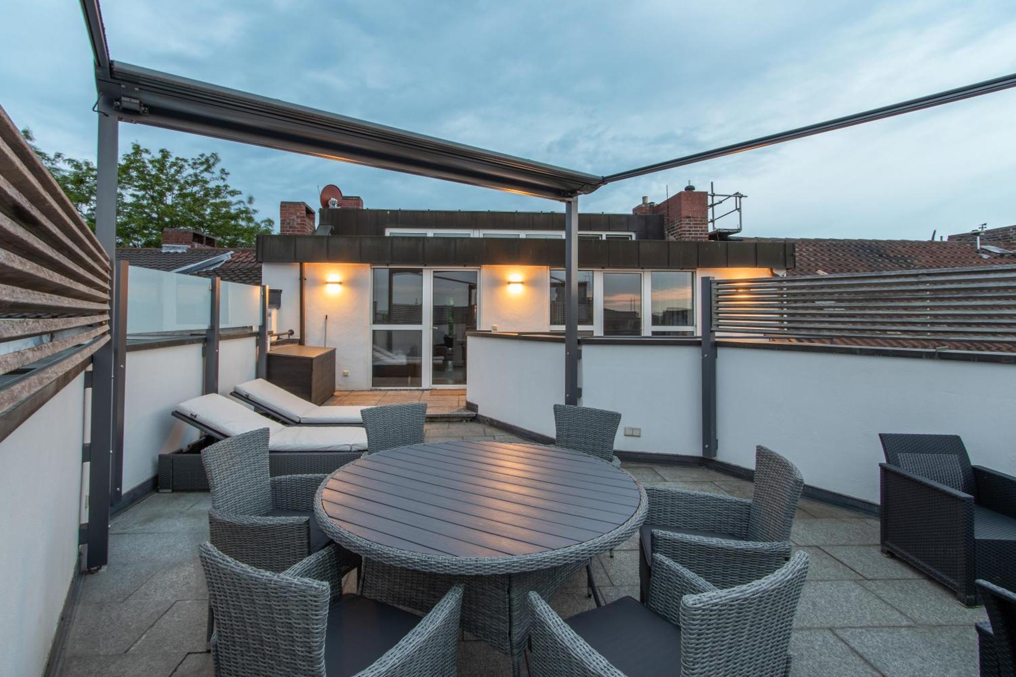 Penthouse-Maisonette - City Center, Highspeed Internet, Garage Worms Exterior photo