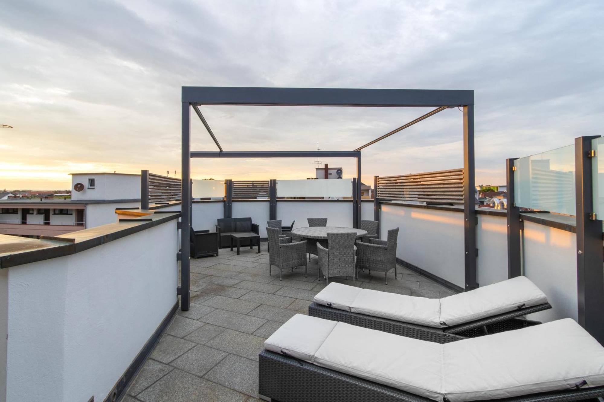 Penthouse-Maisonette - City Center, Highspeed Internet, Garage Worms Exterior photo